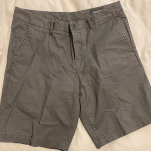 Dark Grey Bonobos Chino Shorts - Size 34